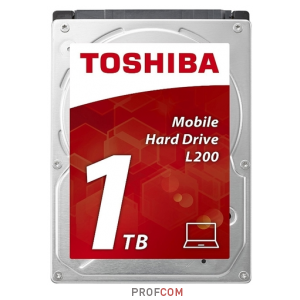   2.5" SATA-3 1Tb Toshiba L200 HDWL110UZSVA